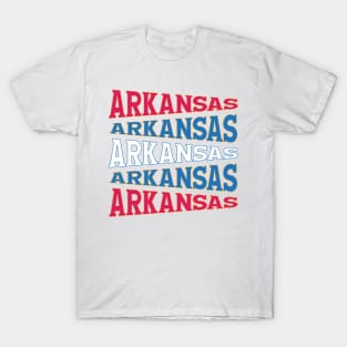 TEXT ART USA ARKANSAS T-Shirt